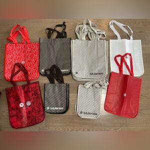 Lululemon Athletica Tote Bags - Red, Blue, Green, Black 2 for $10